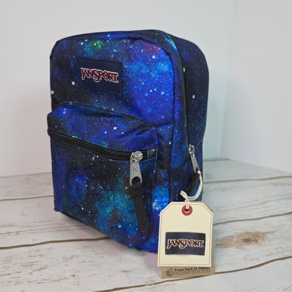 NWT New JANSPORT Mini Backpack Lunchbox Cyberspace Galaxy Big Break