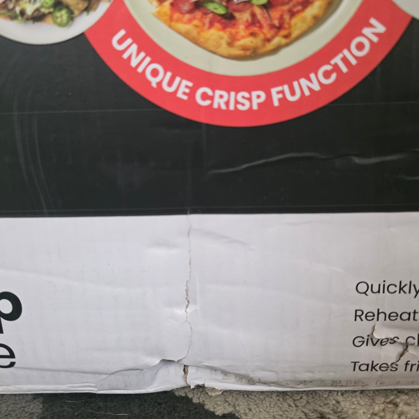 NIOB Chefman New MicroCrisp Microwave