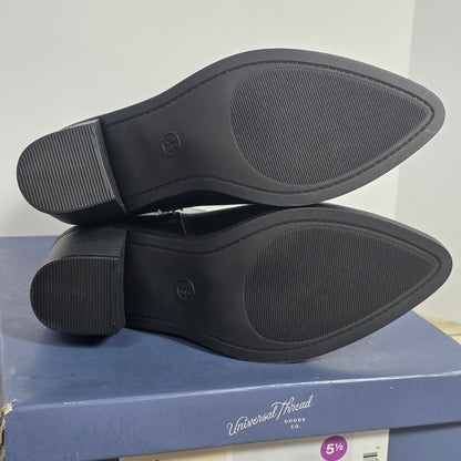 NIB New Women's Universal Thread Goods Co. Gayle Boots Heels Black 5.5M