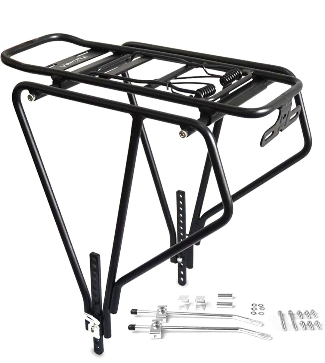 VINCITA Fat Tire Bike Cargo Luggage Rack Max Load 60lbs. MISSING HARDWARE