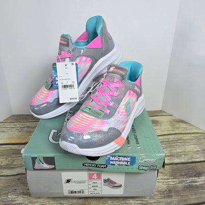 NIB New S Sport by Skechers Kristin Hands Free Step-Ins Pink Girls 4