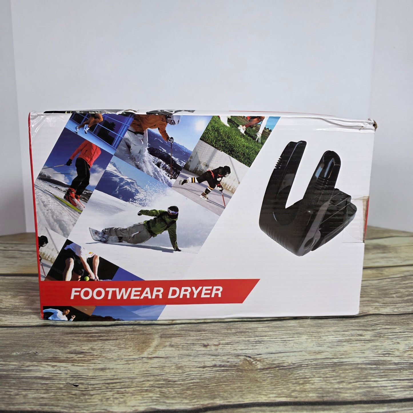 NIB New Mandelio Portable Electric Shoe Glove Boot Dryer Rack