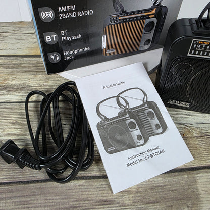 NIOB New LEOTEC AM/FM 2Band Radio LT-BTQ1AR