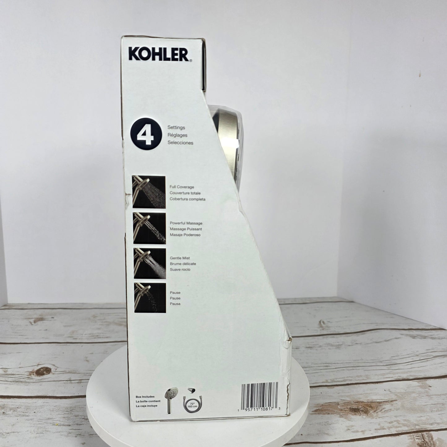 NIOP New KOHLER Ashan Multifunction Handshower Brushed Nickel R27874-G-BN