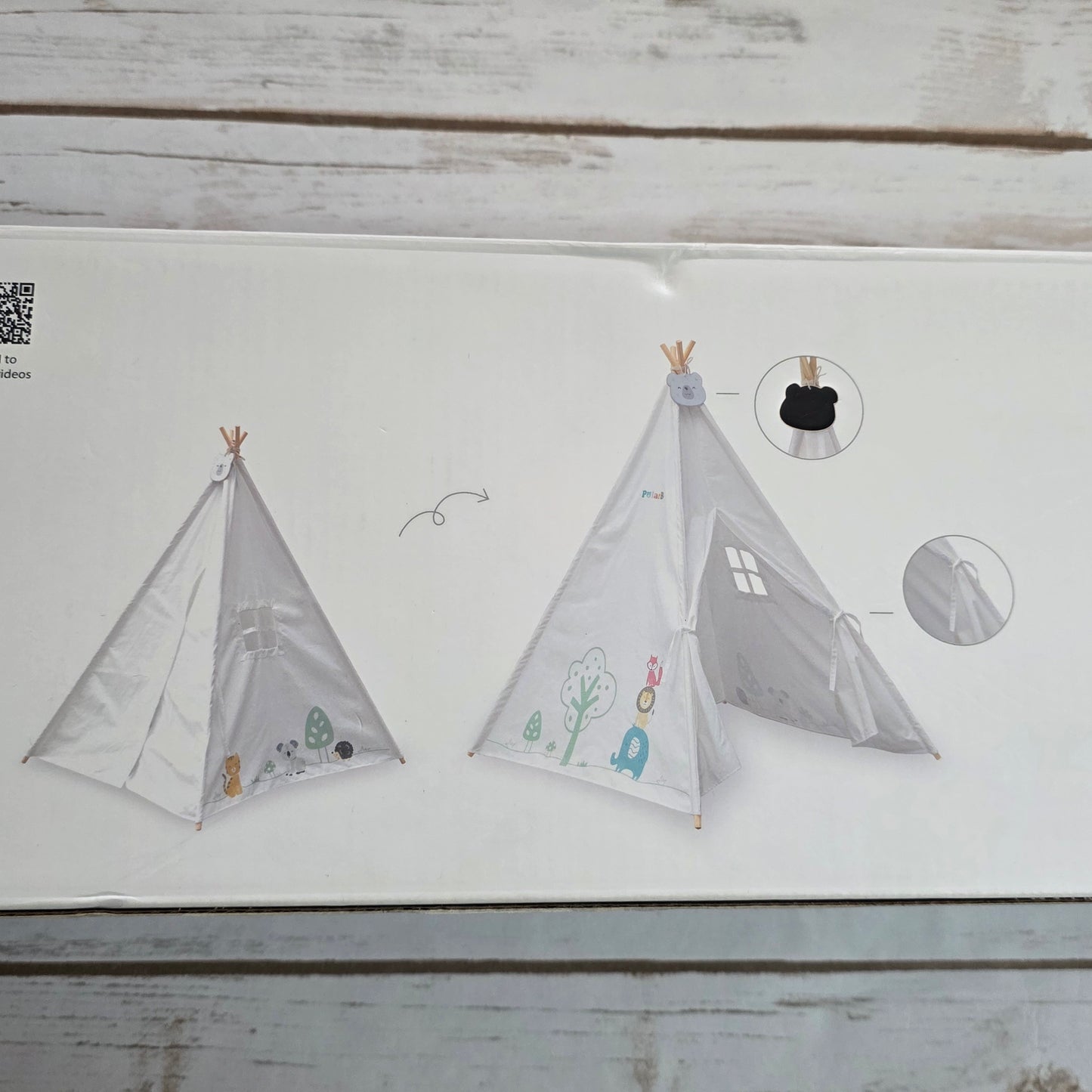 NIB New Kids PolarB Teepee Tent 44095 Nursery