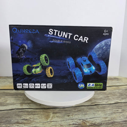 NIOB New QUNREDA Remote Control Stunt Car Blue