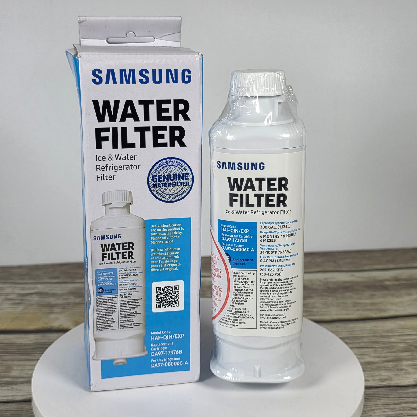 NIB New Samsung Ice & Water Refrigerator Filter HAF-QIN/EXP DA97-17376B
