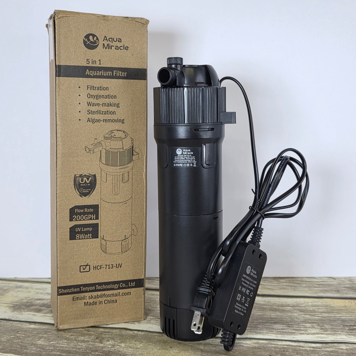 NIOB New Aqua Miracle 5-in-1 Aquarium Filter