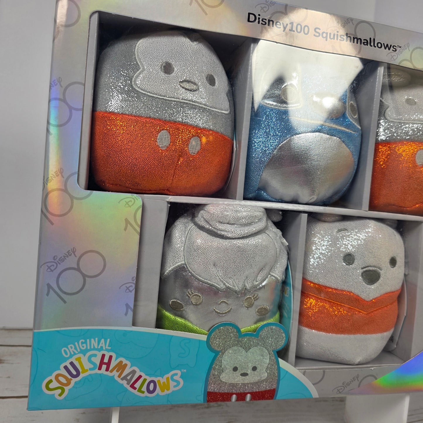 NIB New Disney Squishmallows Disney100 Set of 5