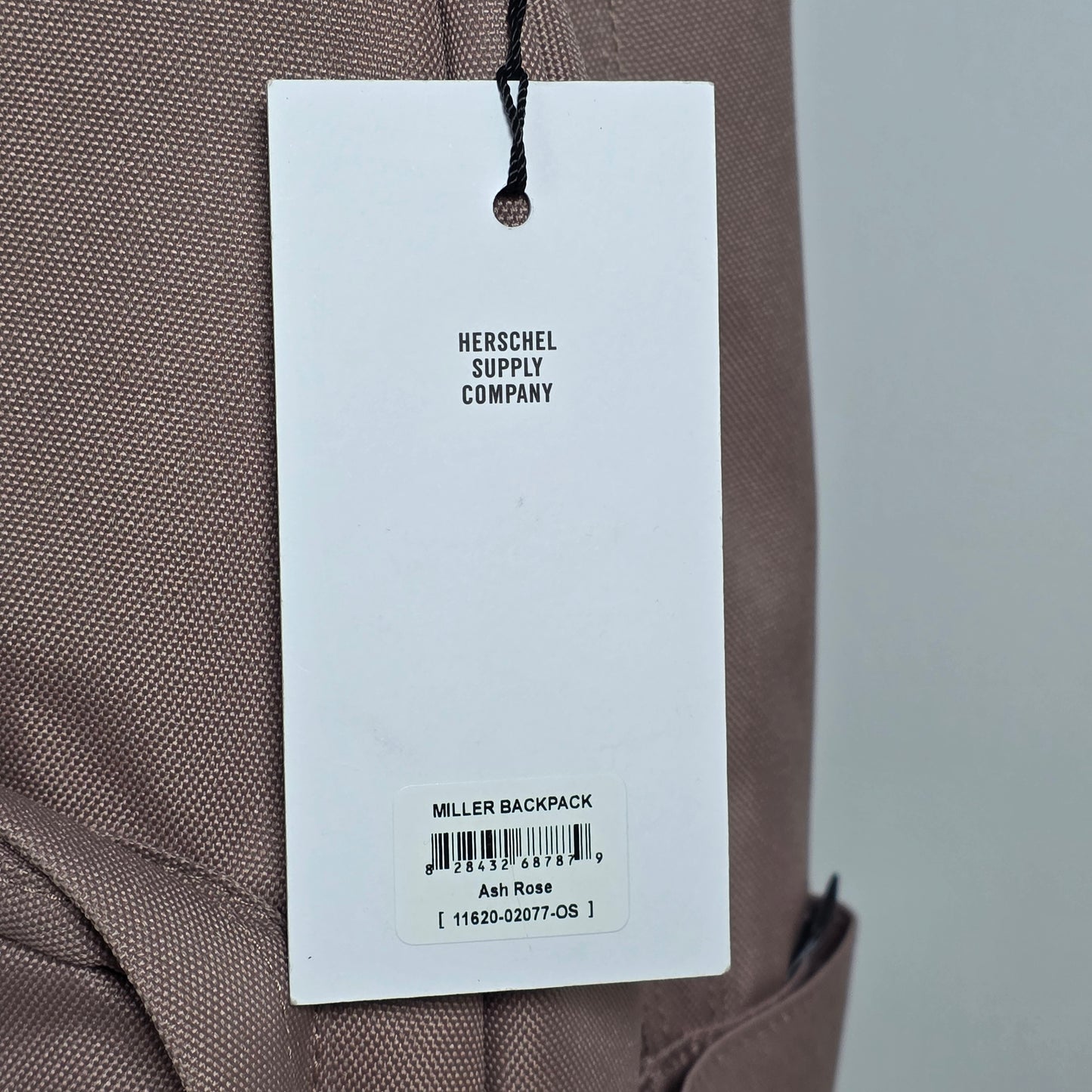 NWT New Herschel Supply Company Miller Backpack Ash Rose