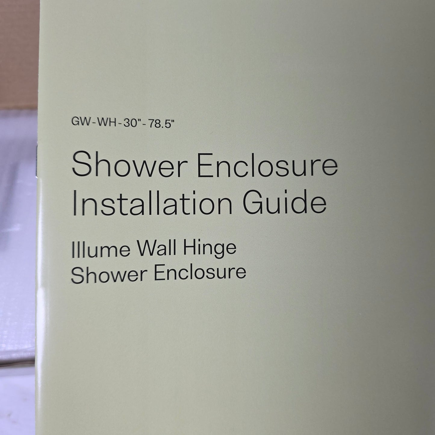 NIOB New GLASSWAREHOUSE Shower Towel Bar Hinge Door Hardware Kit GW-TB-WH-KIT-BN