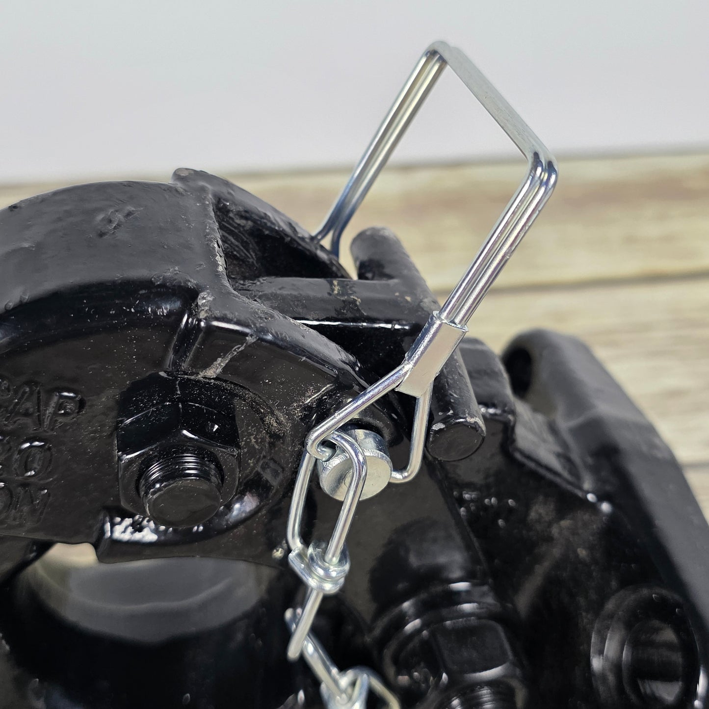 20-Ton Pintle Hook Capacity Hitch Receiever Hook Black