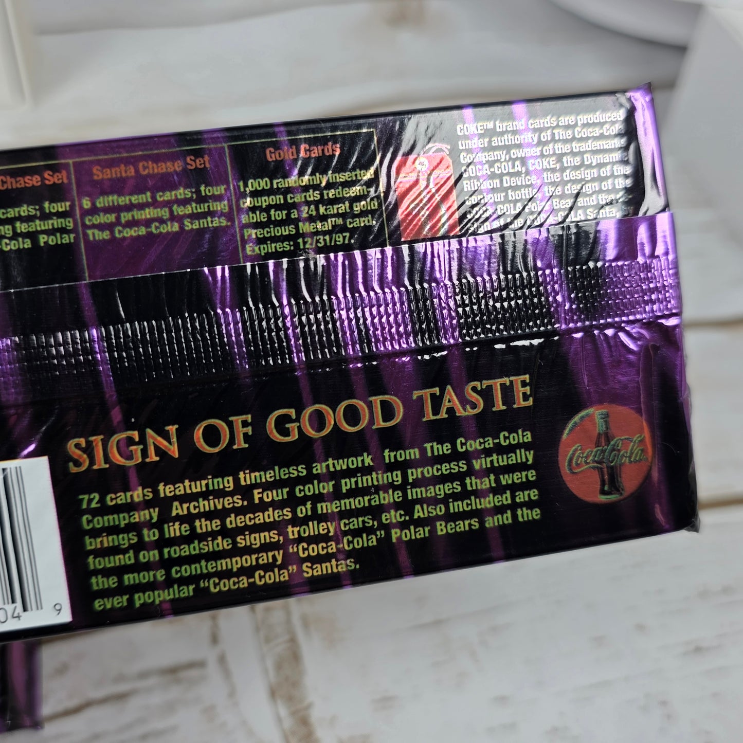 NIP New Set of 2 Coca-Cola Collectible Cards 8 Per Pack