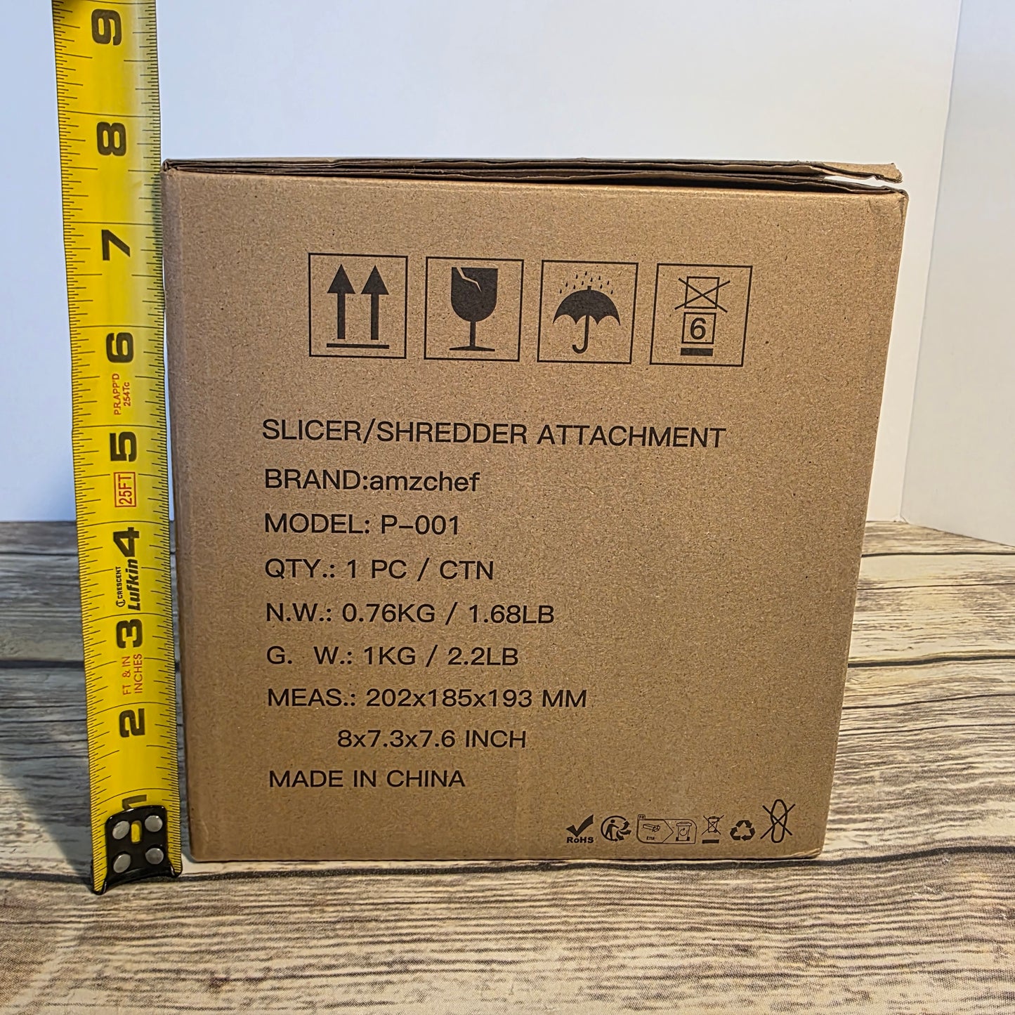 NIB New Amzchef Slicer/Shredder Attatchment Model P-001