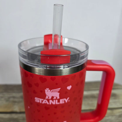 New STANLEY The Flowstate Quencher H20 Tumbler 40oz Valentines