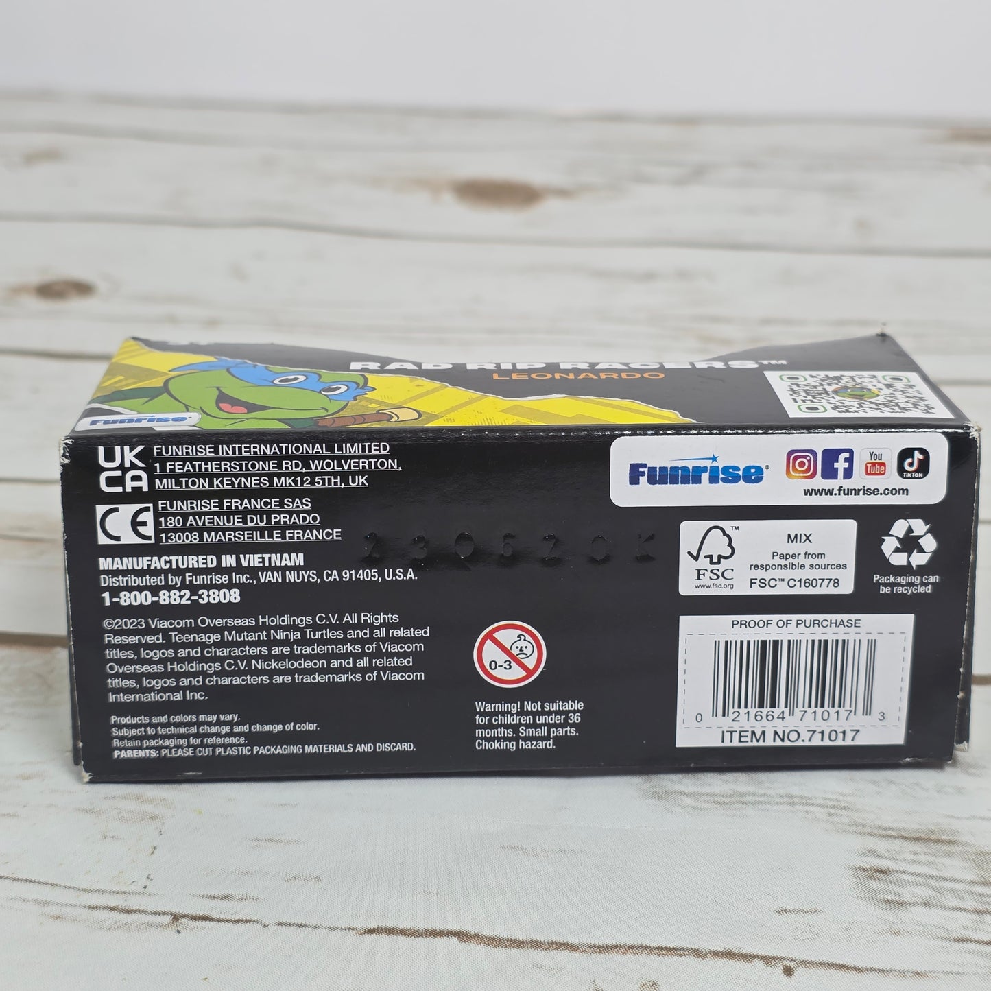 NIB New Teenage Mutant Ninja Turtles Rad Rip Racers Leonardo & Casey Jones