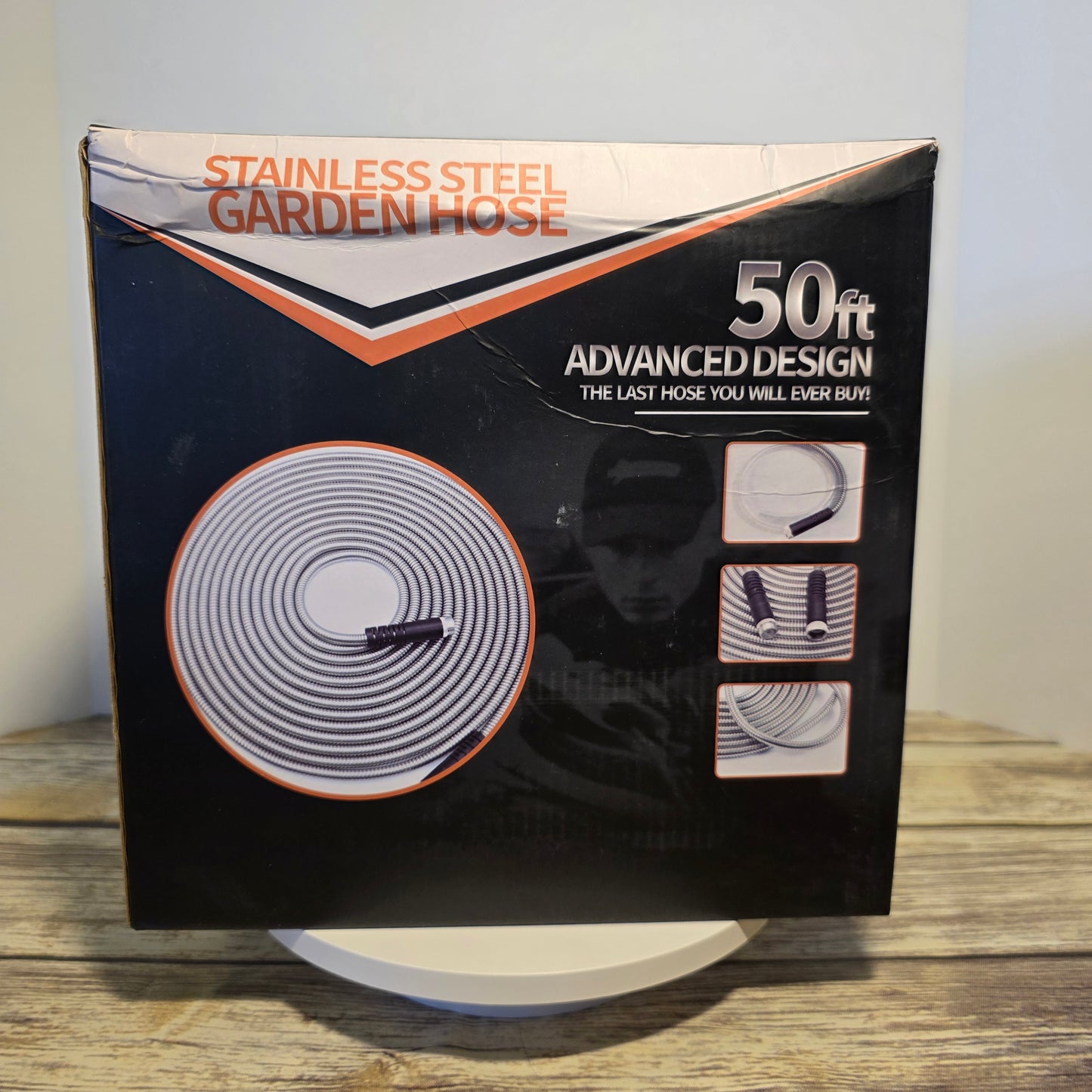 NIB New Stainless Steel Garden Hose 50ft Advanced Design