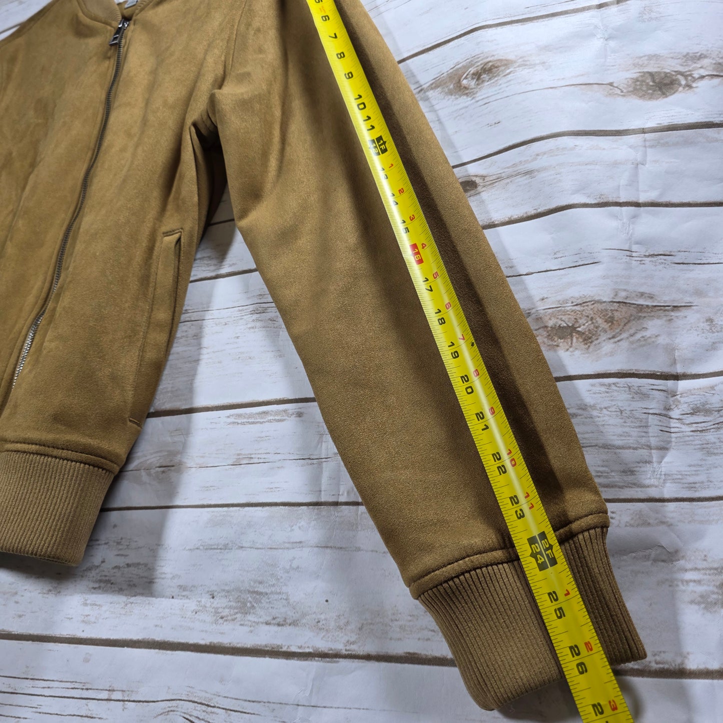 Goodfellow & Co Men's Faux Suede Bomber Jacket -Small