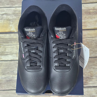 NIB Reebok Classic Women's Princess 8.5 Wide Black