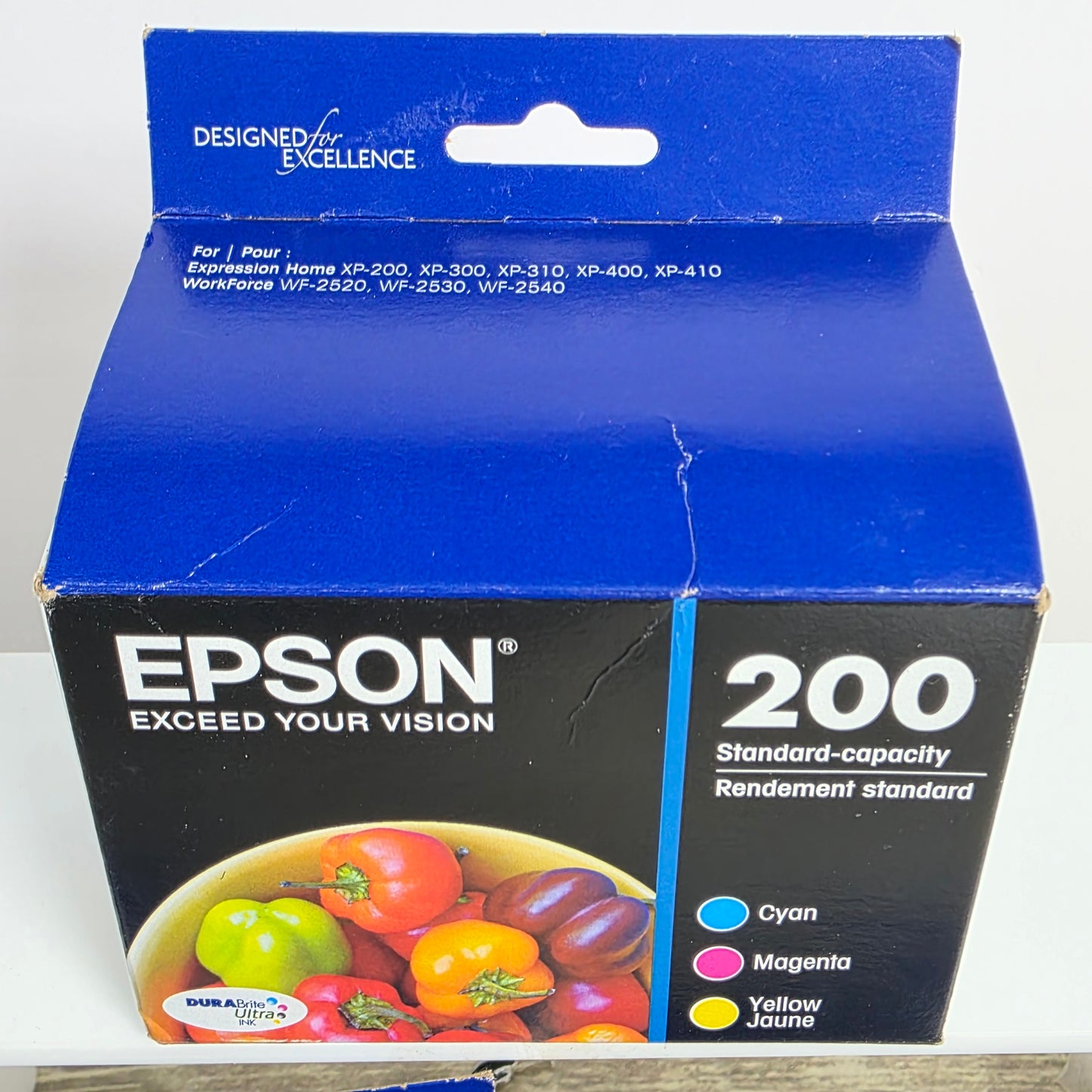Set of 3 NIB New EPSON 200 Standard Capacity DuraBrite Ultra Ink Cartridge