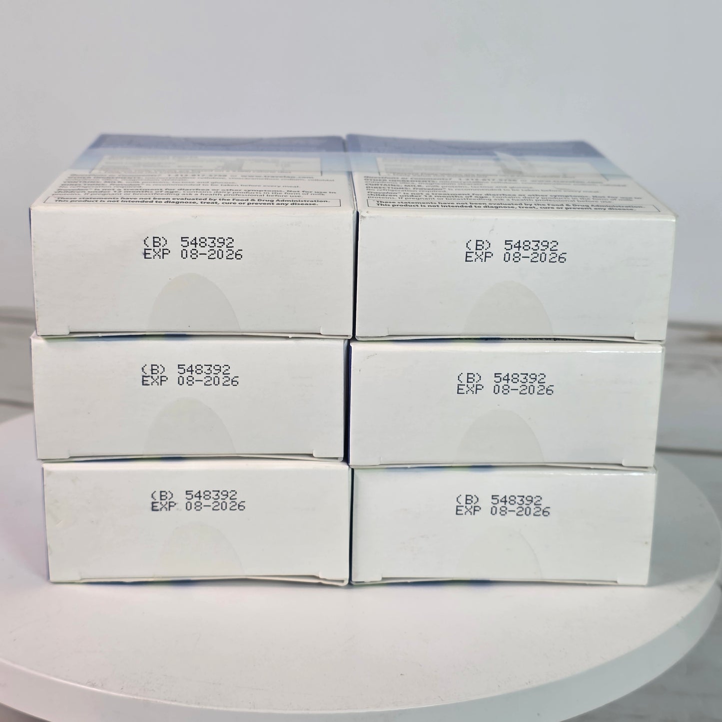 Lot of 6 NIB New Travelan Bovine Colostrum Dietary Supplements 200mg/Caplet 30 Caplets/Box