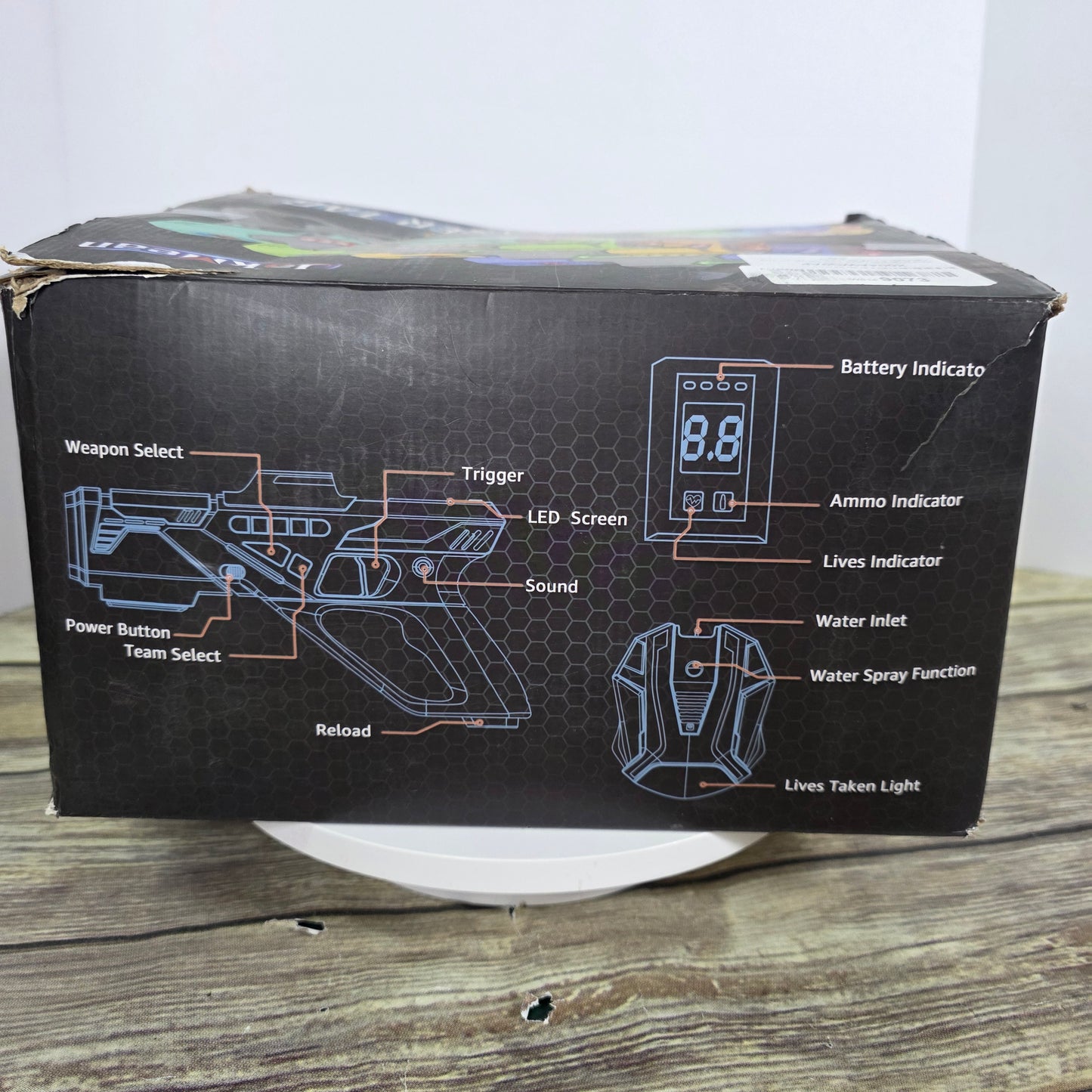 NIOB New JakMean Rechargeable Laser Tage Set for 4 KZQ-Q184