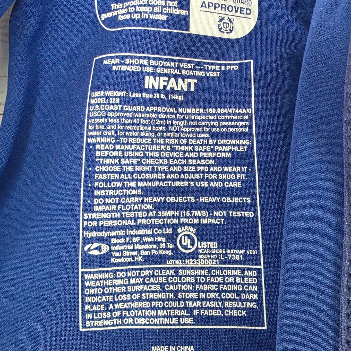 New Speedo Infant Boys Lifejacket Shark Under 30lbs