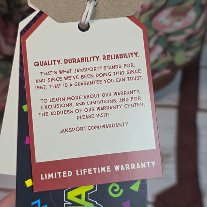 NWT New JANSPORT Painterly Mushrooma Cool Student JS0A2SDDGX1 Backpack