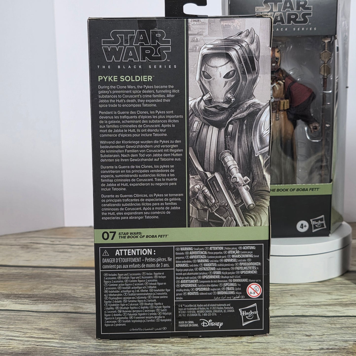 Set of 3 NIB New Star Wars The Black Series Action Figures-Pyke Soldier, Tusken Chieftain,Ezra Bridger