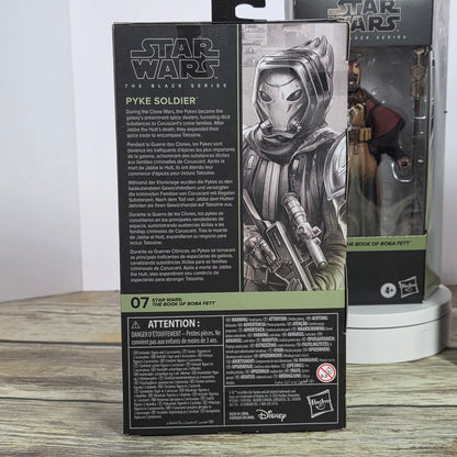 Set of 3 NIB New Star Wars The Black Series Action Figures-Pyke Soldier, Tusken Chieftain,Ezra Bridger