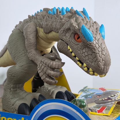 NIB New Fisher Price Imaginext Thrashing Indominous Rex Dinosaur Toy