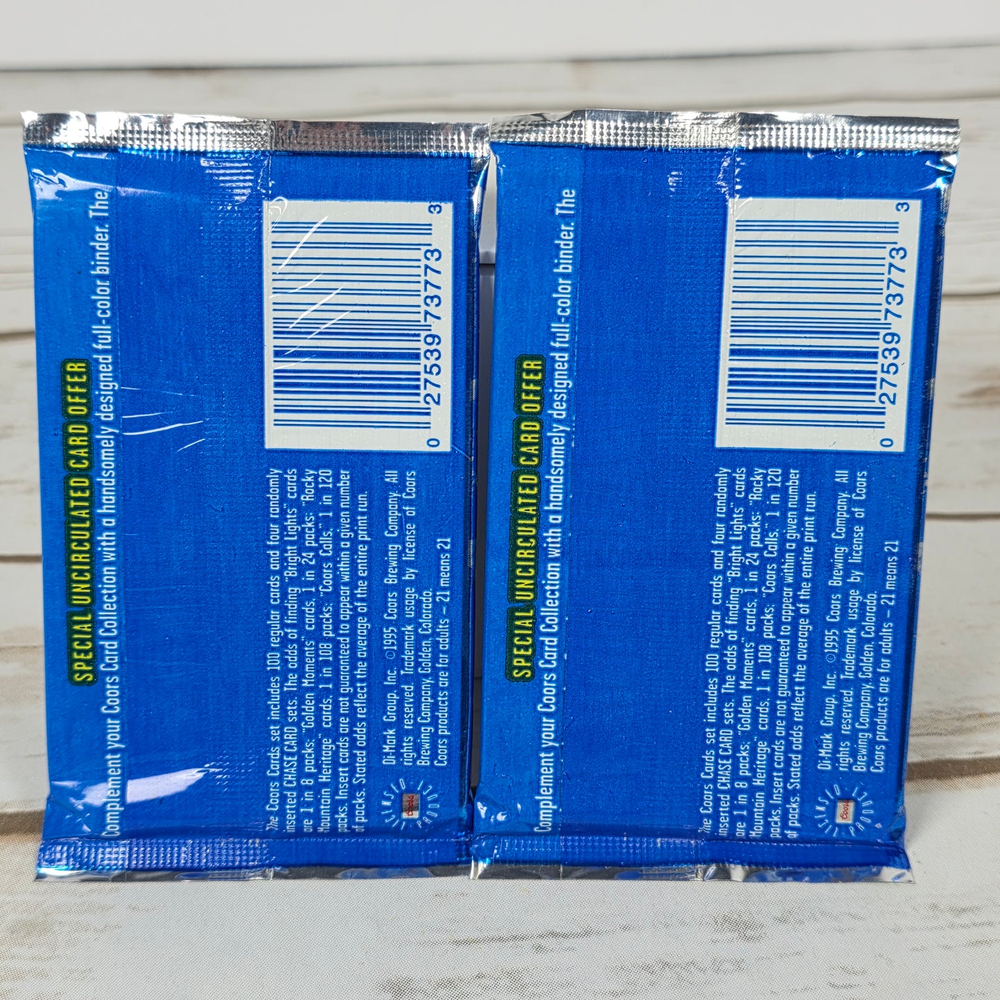 NIP New Coors Collectors' Cards 8 Super Premium Cards Per Pack