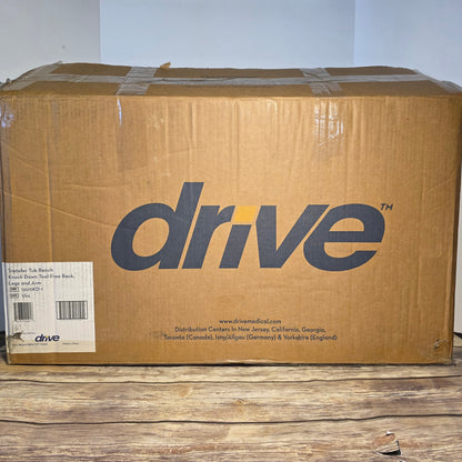 Open Box DRIVE Transfer Bench Tool-Free Back Legs Arms 12011-KD-1