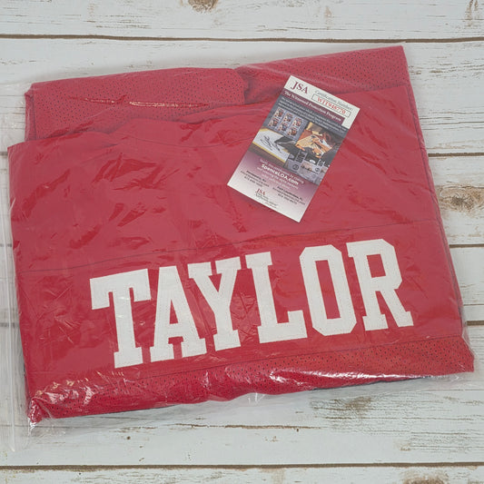 Signed Autographed JSA Certified Taylor Football Jersey XL