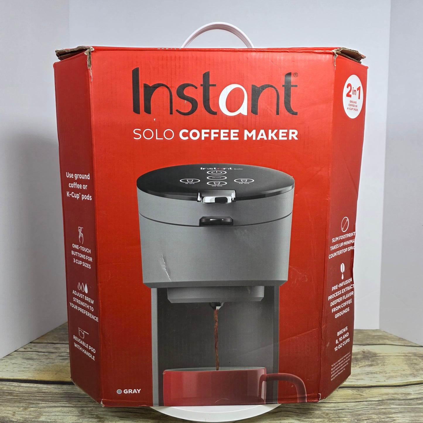 Instant Solo Coffee Maker 140-6081-01 Cracked Water Tank