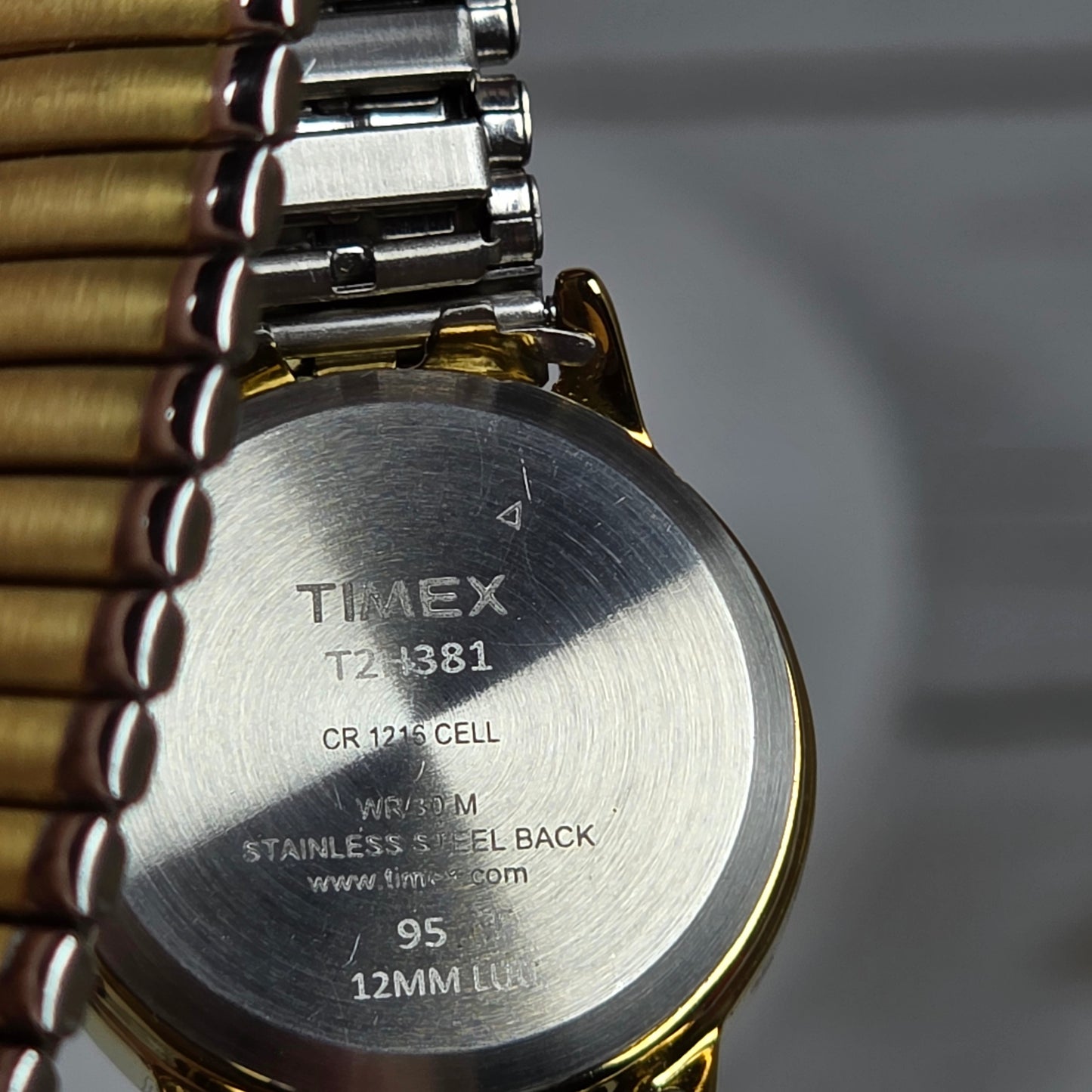 Women's Timex Watch Indiglo WR30M 95 T 12MM LUG T2H381 9J