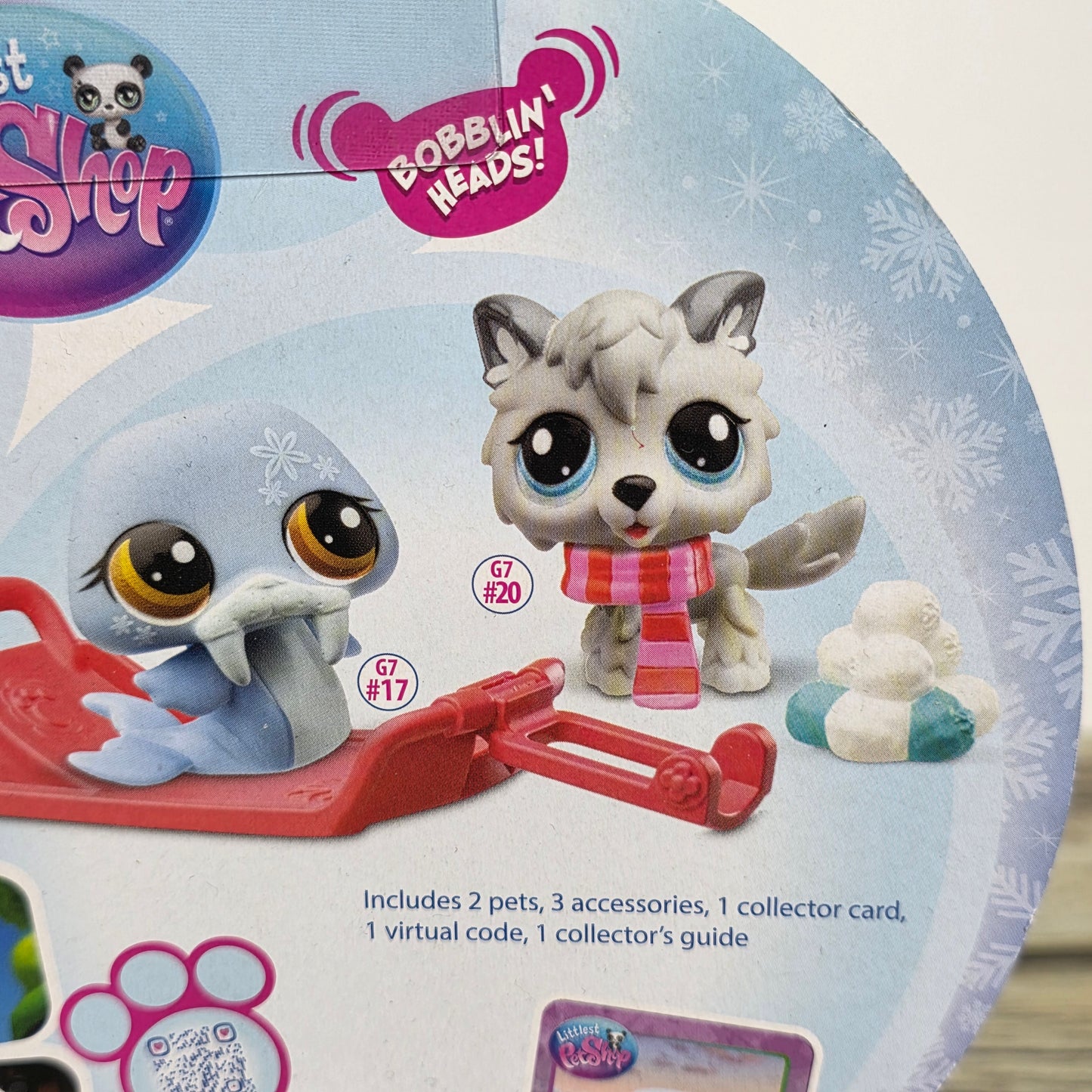 NIP New Littlest Pet Shop 2024 Generation 7 Winter Wonderland Figure 2-Pack