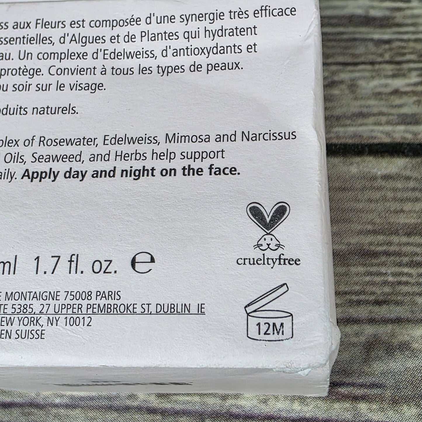 NIB New CHANTECAILE Cremer Anti-Stress aux Fleurs Sealed