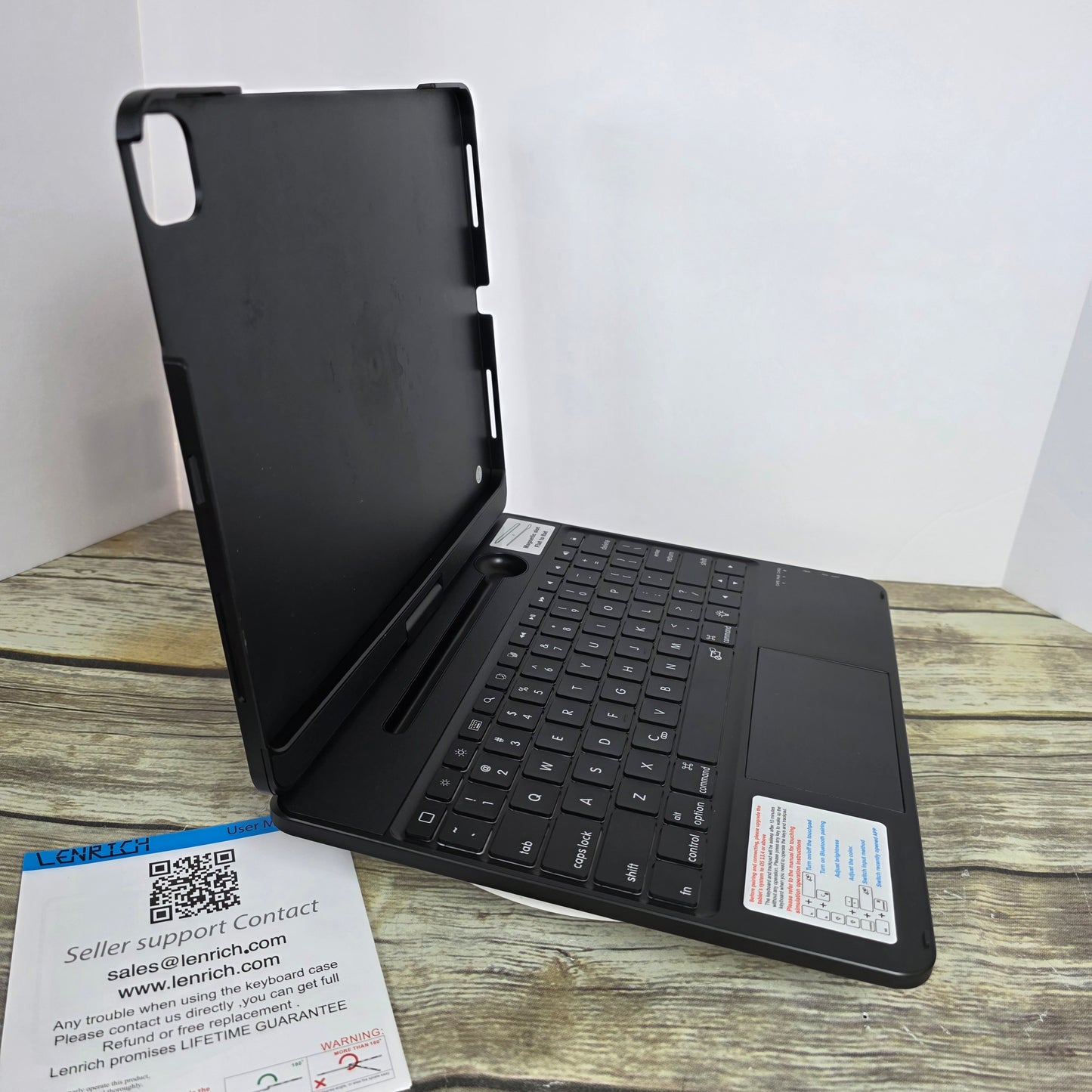 NIB New LENRICH Keyboard+Case for 12.9" Pro & 13" Air M2