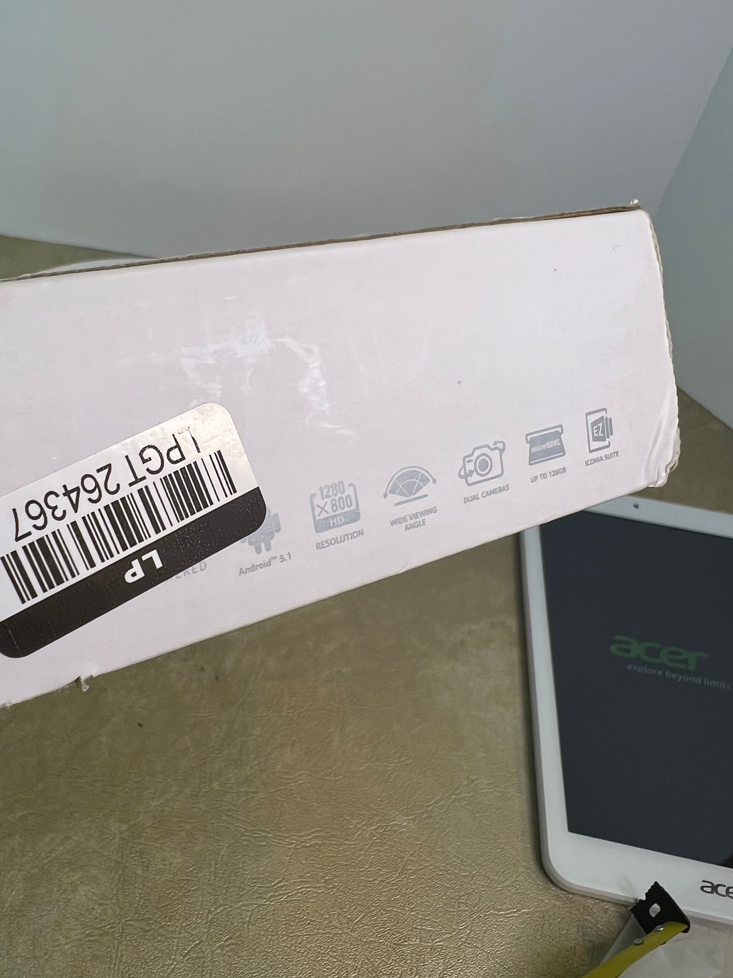 Acer Iconia One8 Tablet White 16GB A6001