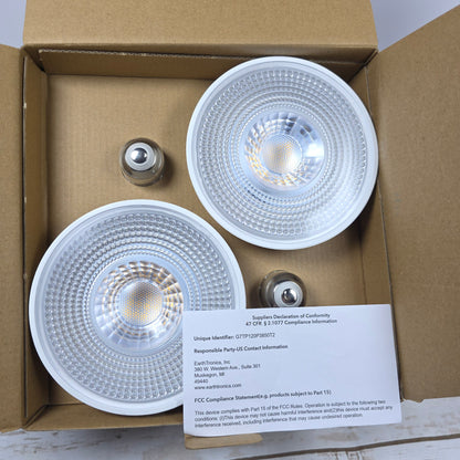 Lot of 2 Boxes of New 4-Pack LED Technology 90W Replacment PAR38 Daylight Wet Rated