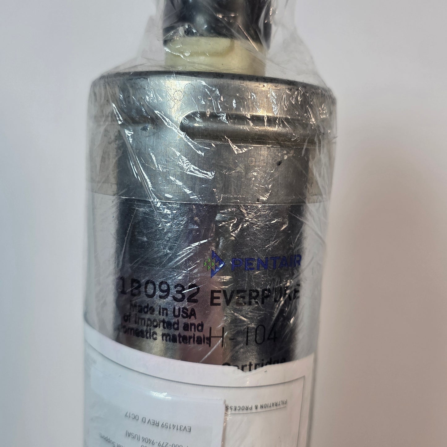 New PENTAIR EVERPURE Quick Change Cartridge H-104 Exclusive Micro-Pure