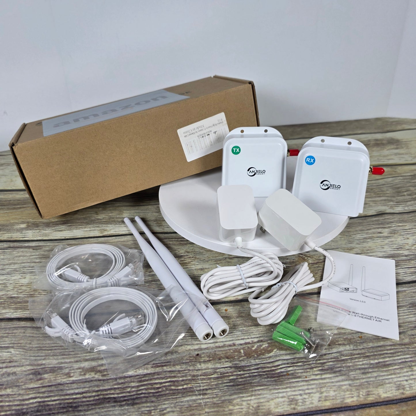 NIOB New Wireless Bridge Port to Port Distance Ethernet Cable