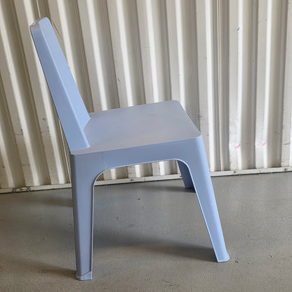 Set of 4 Resol Kids Chairs Dd Julieta by Joan Gaspar 009-09-7894 CWhimsical Blue