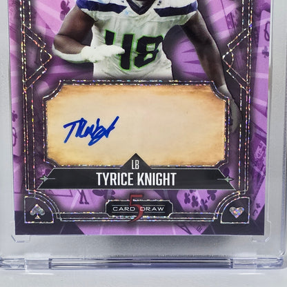 Autographed Tyrice Knight Wild Card 5 Card Draw 1/3