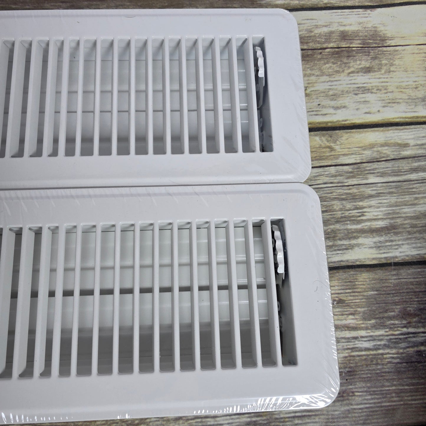 NIOB New 2 PCS White 4x12Inches Floor Vents