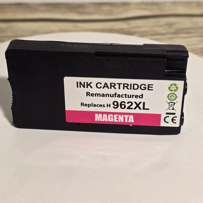 New Upsek 962XL Ink CartridgeBlack Cyan Magenta Yellow Reman