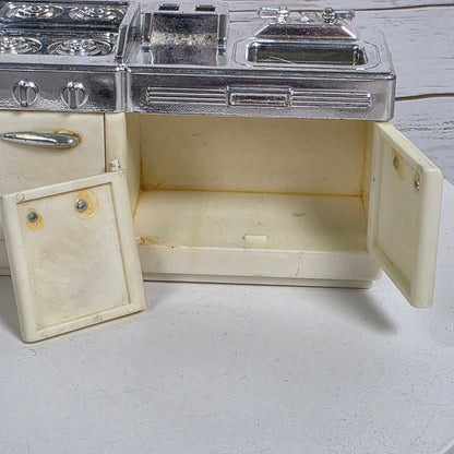 Vintage 50s Club Hello Street Miniature Kitchen Counter Stove Sink  Epoch Co., LTD