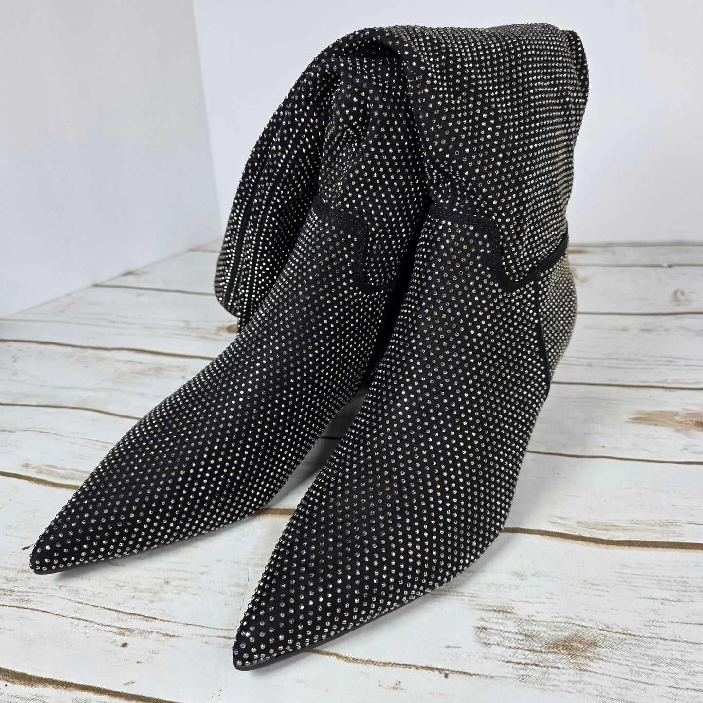 NIB New Women's Madden Girl Dicee-RWC Black Multi Knee High Boot Size 9