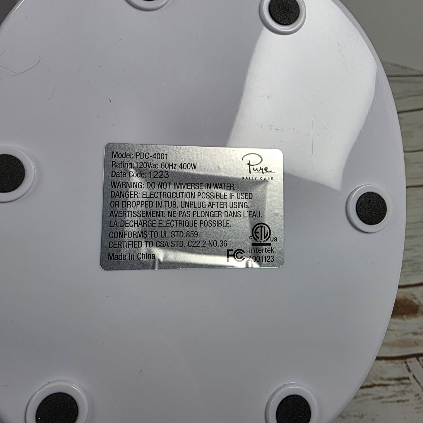 NIOB New Pure NANOSTEAMER  3-in-1 Ionic Facial Steamer Towel Warmer Humidifier PDC-4001